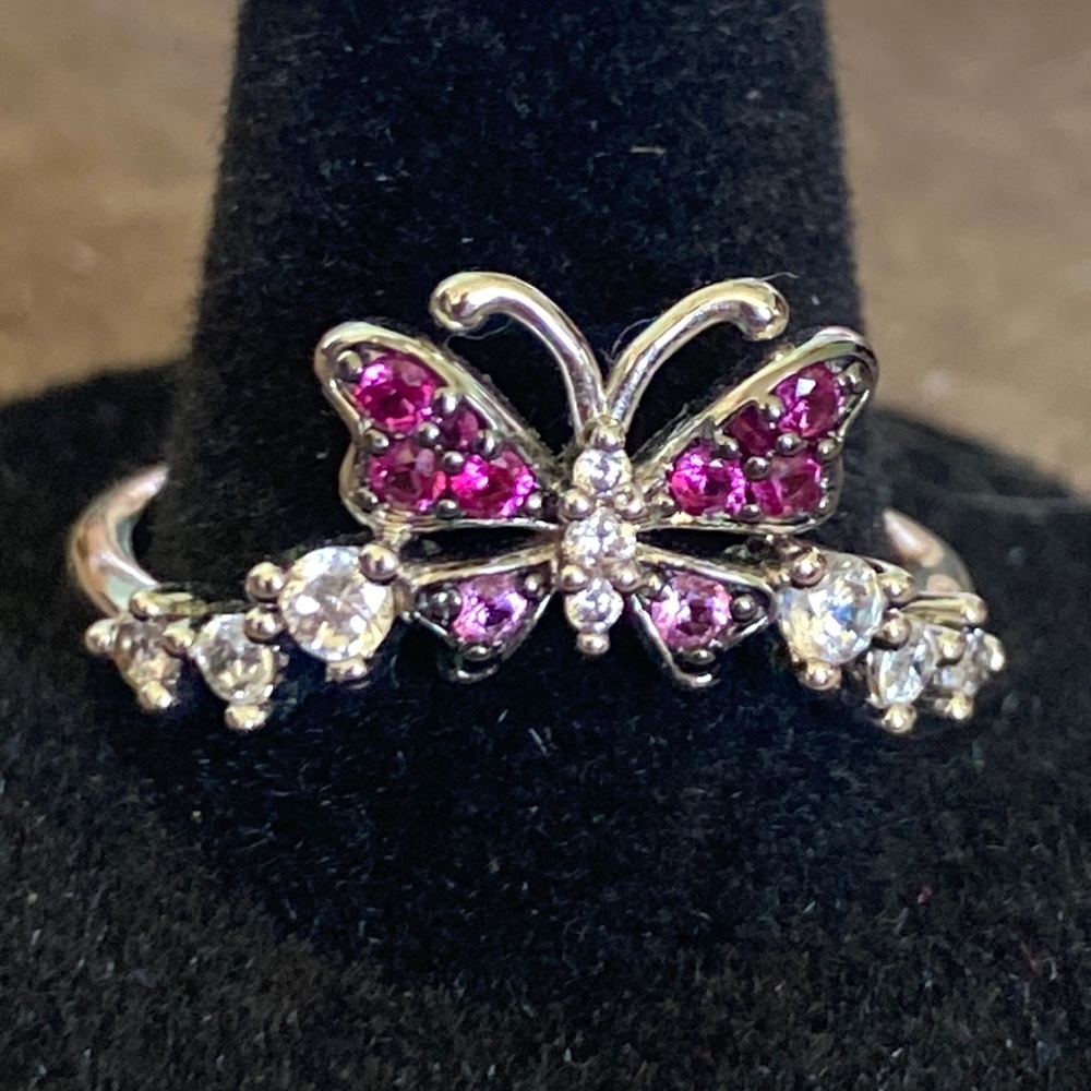 Bomb Party Sparkle of Hope Butterfly Ring